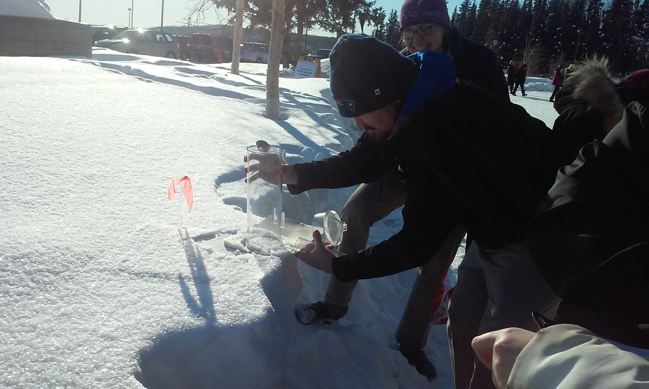 Measuring new snowfall