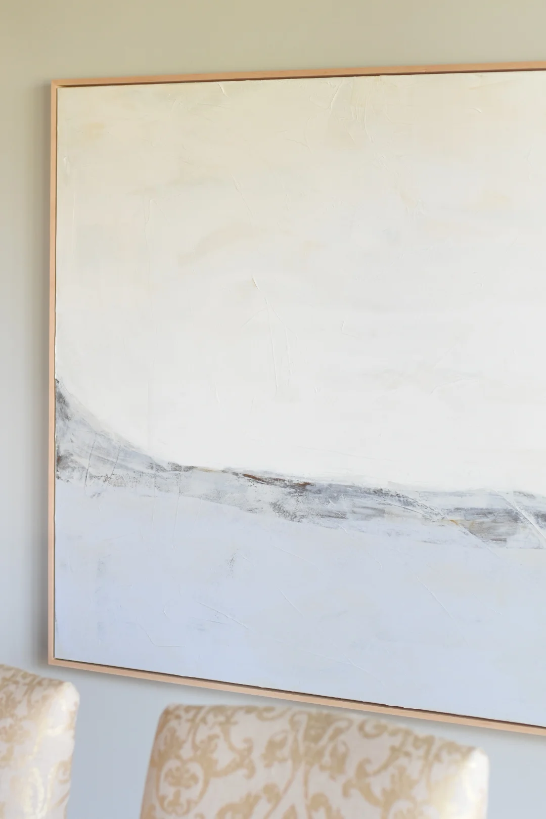 Large original abstract painting by Delie Putnam.
