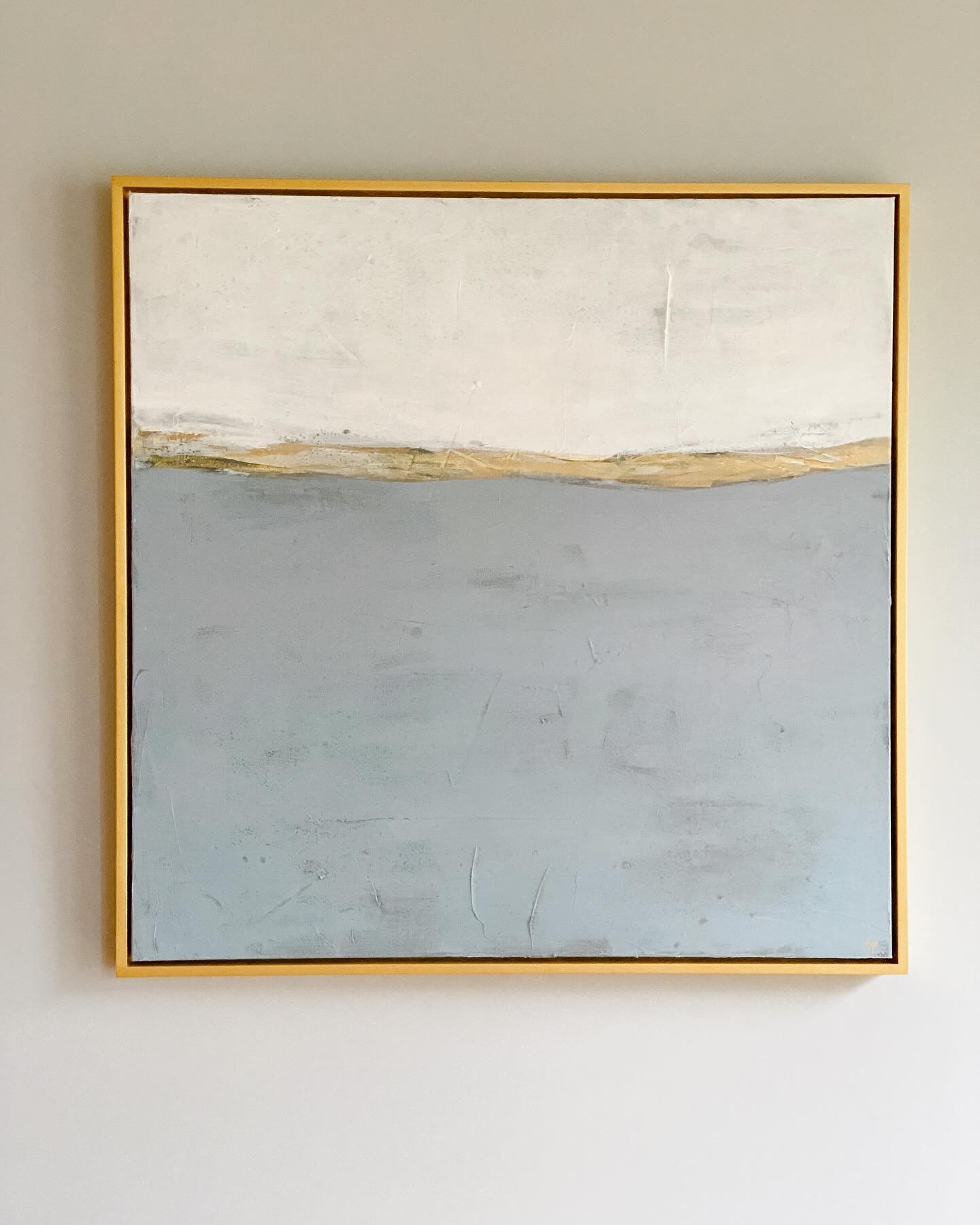 When it&rsquo;s hip to be square and not sad to be blue.

✨The best gold frame surrounds this 36&rdquo;x36&rdquo; blue abstract landscape.

Available at the beautiful @thefrenchmix 

Please DM us for more details and happy Friday!

#southernartist #a