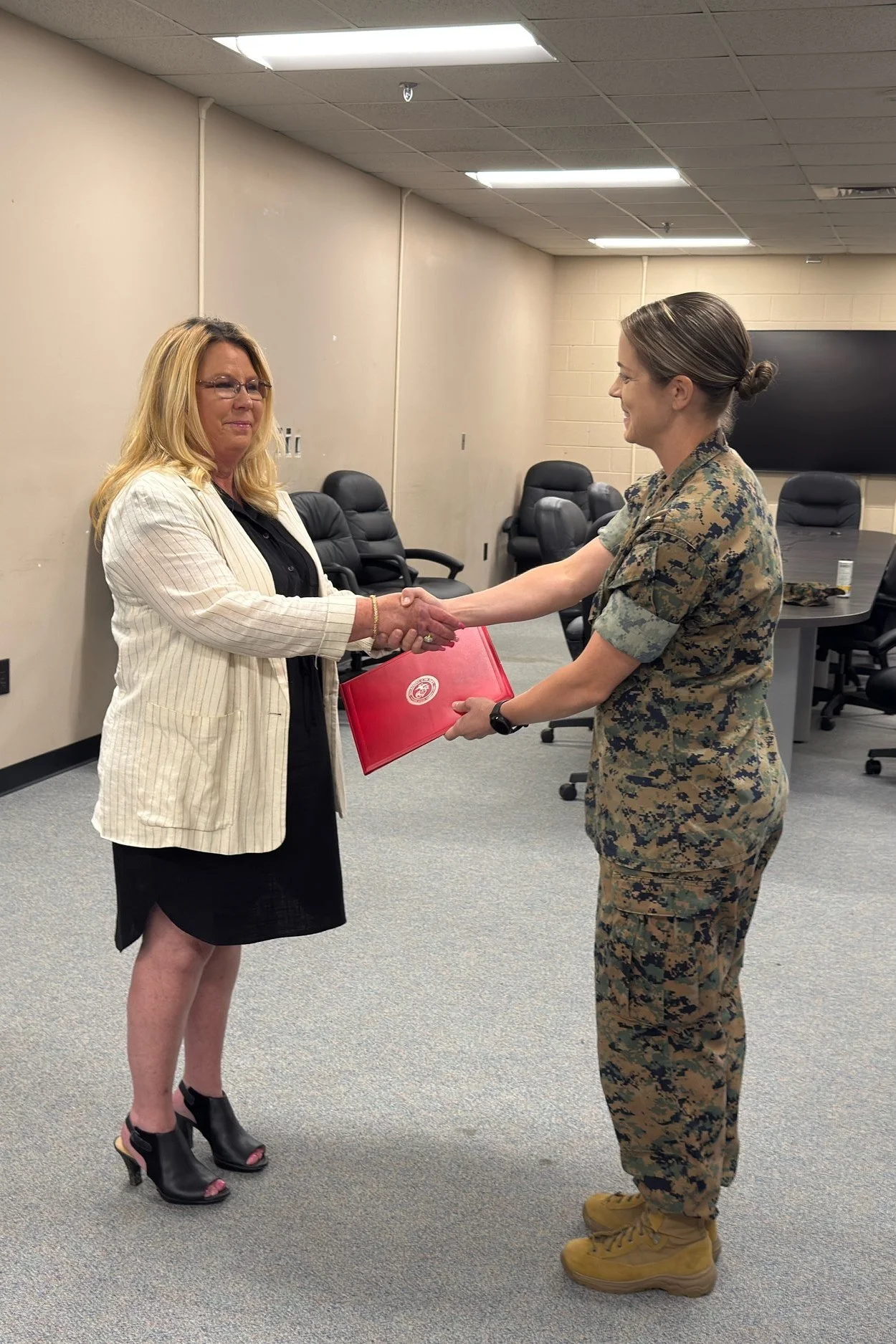 Crystal Culver Recognized with Certificate of Commendation by 2DMAW MATSS