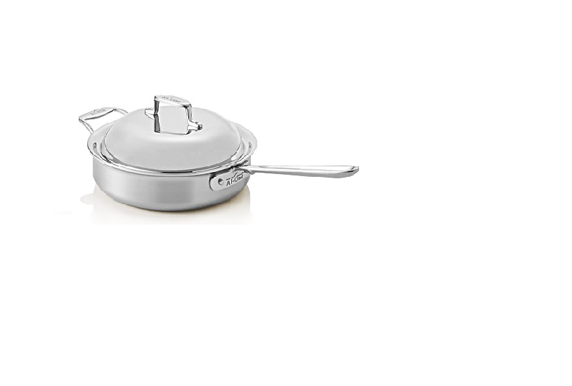 All-Clad All Clad d5 Stainless Brushed 2 Quart Sauce Pan with Lid