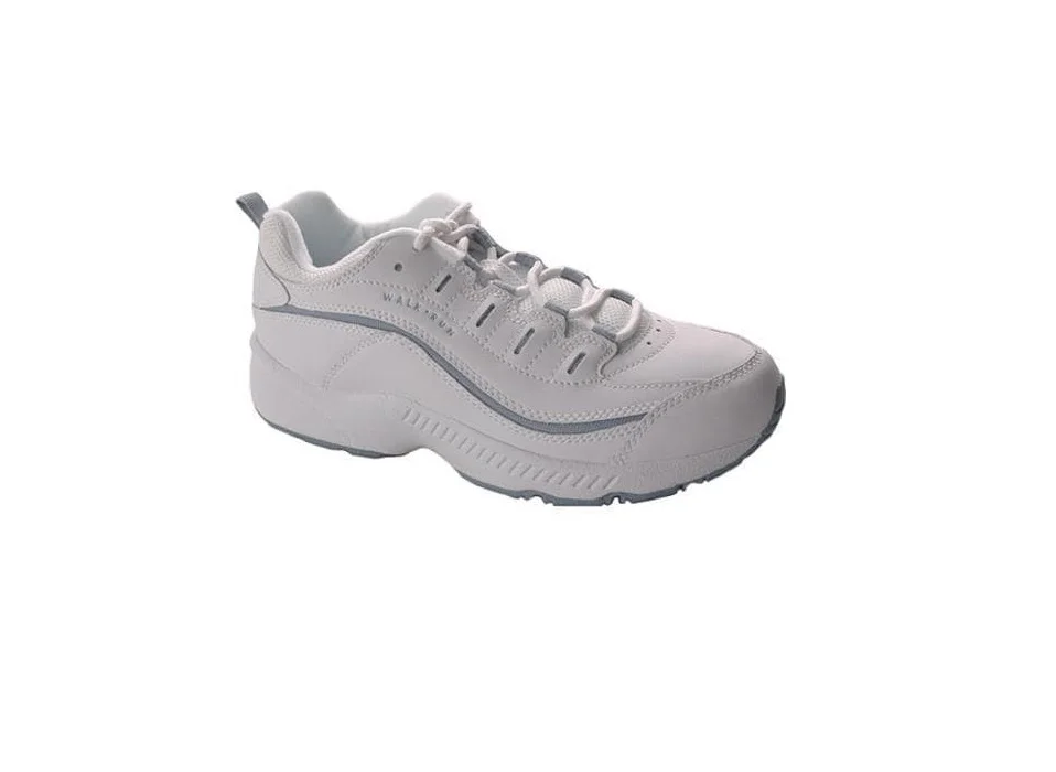 Easy Spirit Romy Sneaker White/ Medium Blue 