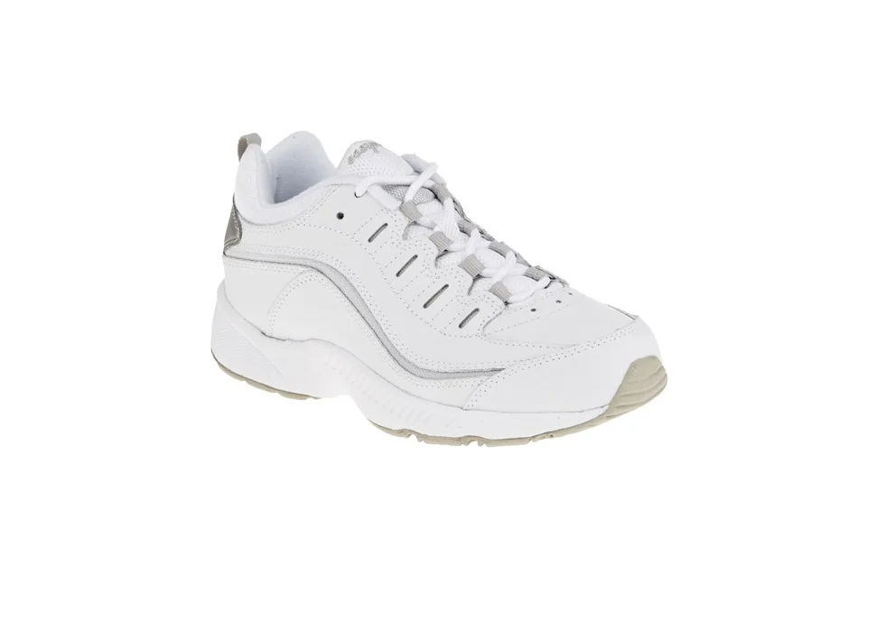 Easy Spirit Romy Sneaker White/Light Grey 