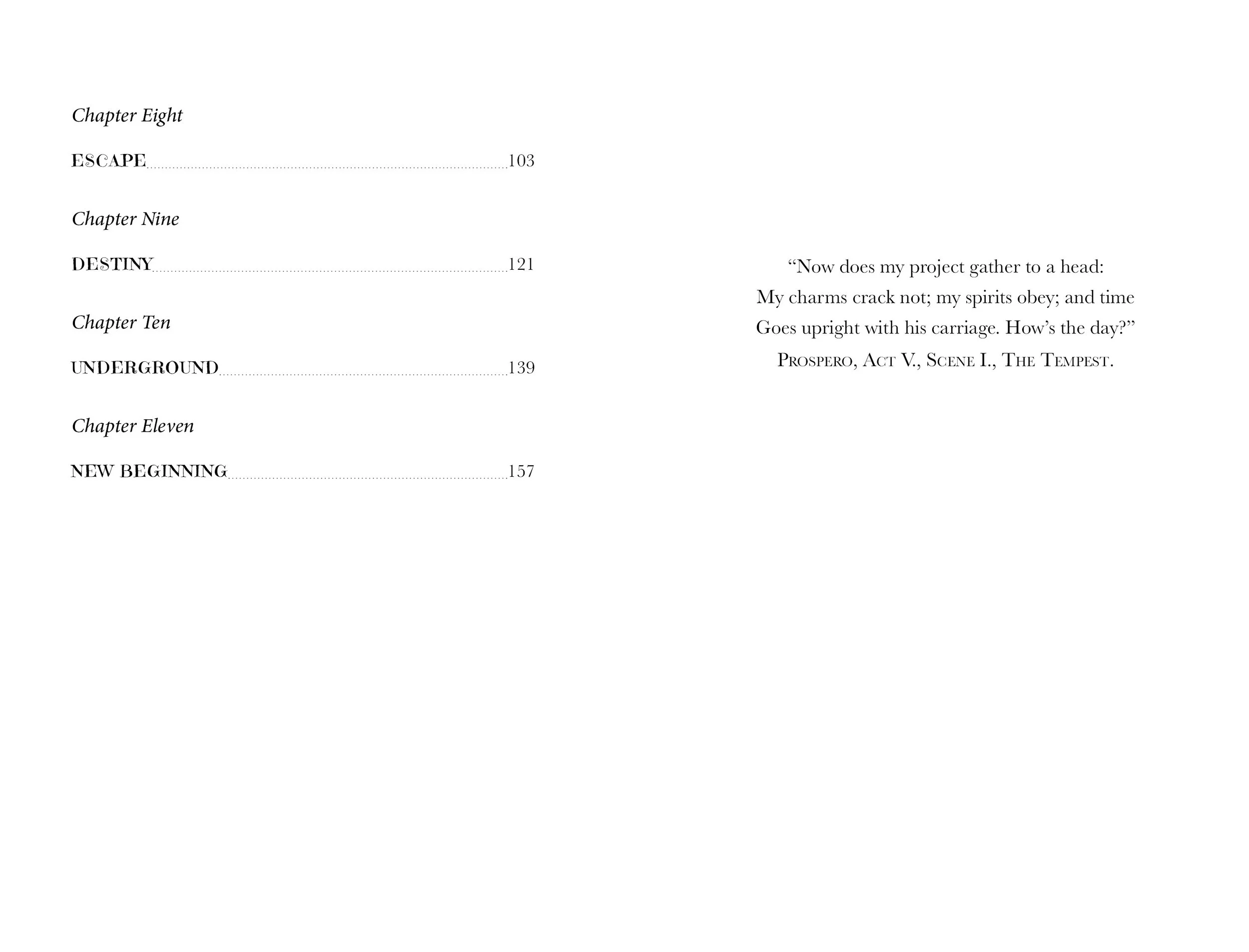 The Day of Knowing Print contents and first page.jpg