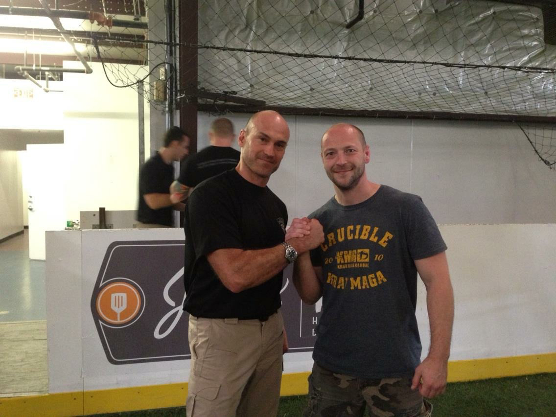At StrongFirst SFG certification with Pavel