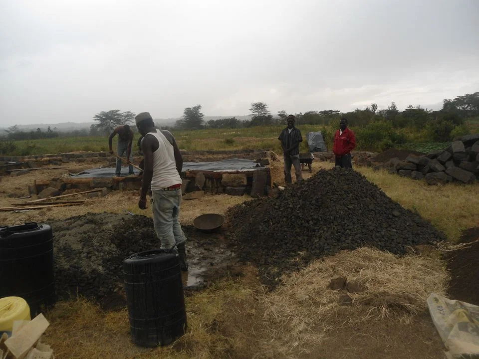 Ongoing Construction in Barut, Nakuru West Constituency