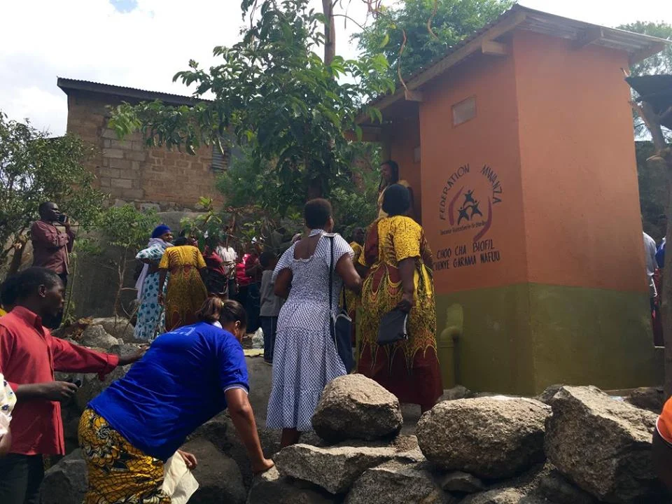 A biofill sanitation project in Mwanza