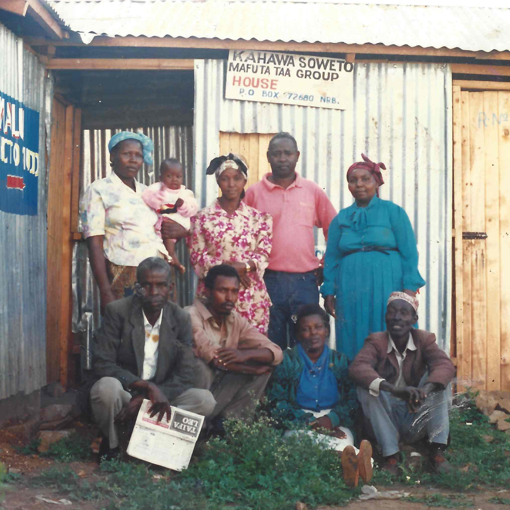 Kahawa Soweto savings group, in the late 1990s. Photo: Anastasia Wairimu