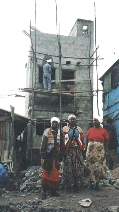2002: Muungano’s first slum upgrading process in Huruma, Kambi Moto, learning from other SDI federations and working with Nairobi City authorities. Source: Muungano wa Wanavijiji