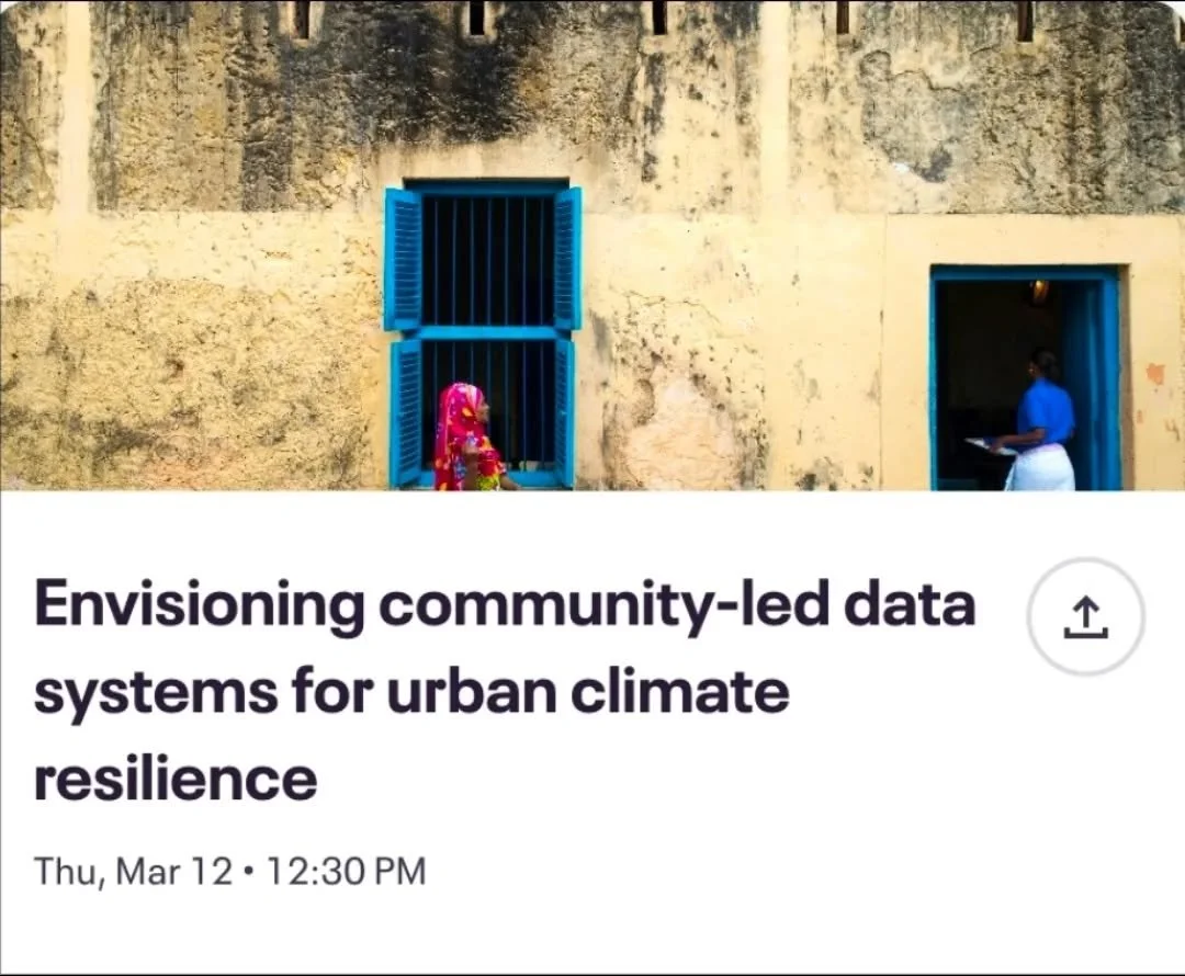 🌍 Join us for a CSW70 Webinar!
 
Discover how women in informal settlements across Kenya, Tanzania &amp; Zimbabwe are using community-led data to tackle urban climate risks and shape inclusive climate action.

Among other inspiring speakers, SDI Ken