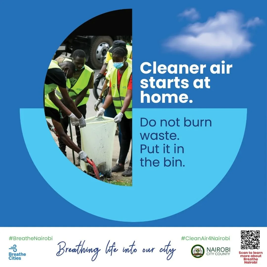 Change starts at home; cleaner air begins with you! 🌬️

Ditch waste burning by practicing proper sorting and disposal in your household, inspiring your community to follow. 

One home at a time, we're building a smoke-free Nairobi. Join the ripple e