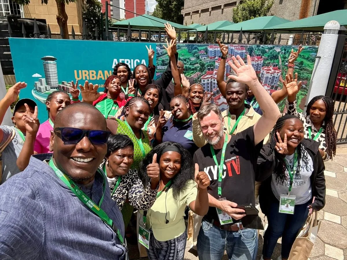 Muungano wa Wanavijiji and SDI Kenya are proud to be at the African Urban Forum, driving the conversation on Adequate Housing for All, a core pillar of our work!

For us, housing is the first line of defence, shaping resilience, dignity, and access t