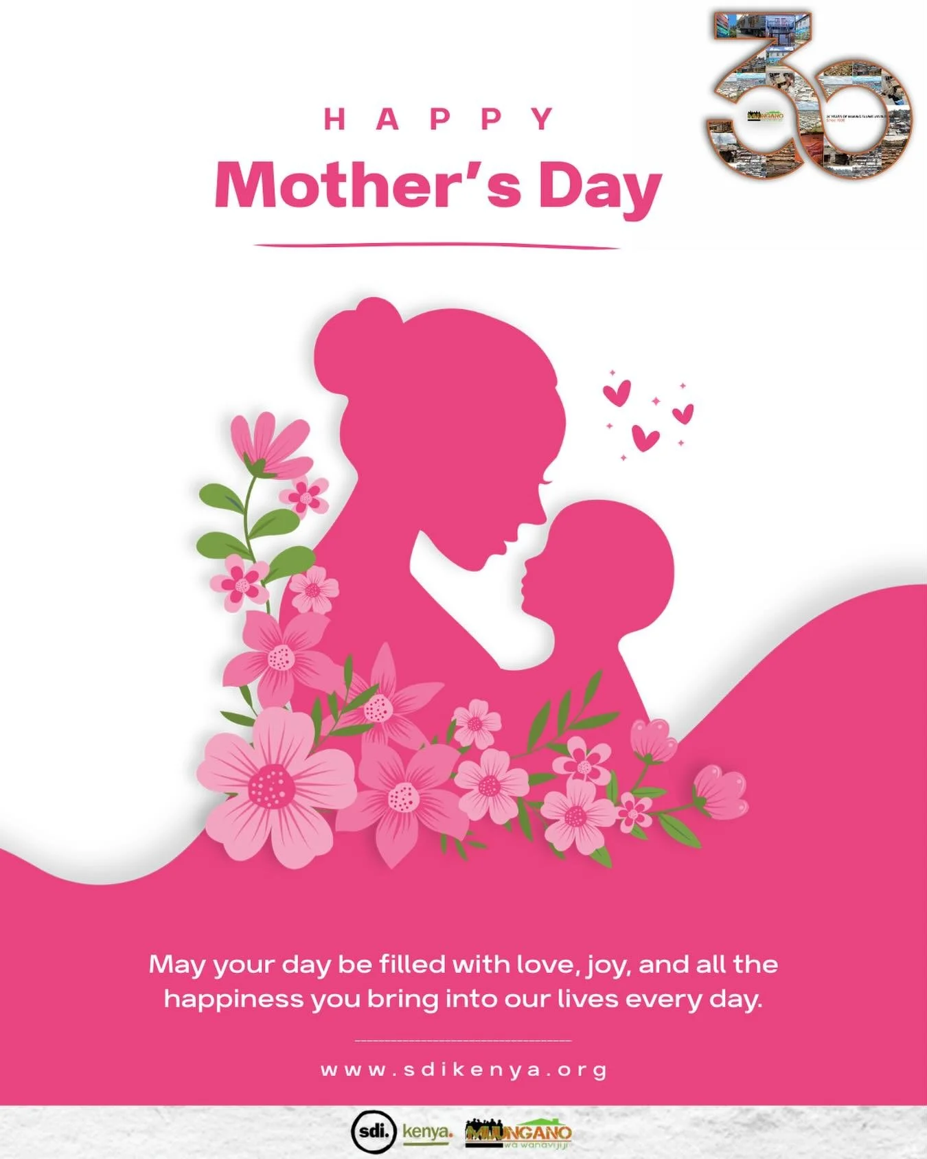 SDI Kenya and Muungano wa Wanavijiji warmly wish all mothers around the world a Happy Mother&rsquo;s Day.
As Muungano celebrates 30 years since 1996, we reflect with deep gratitude on the incredible mothers who have been the soul and spirit of this m