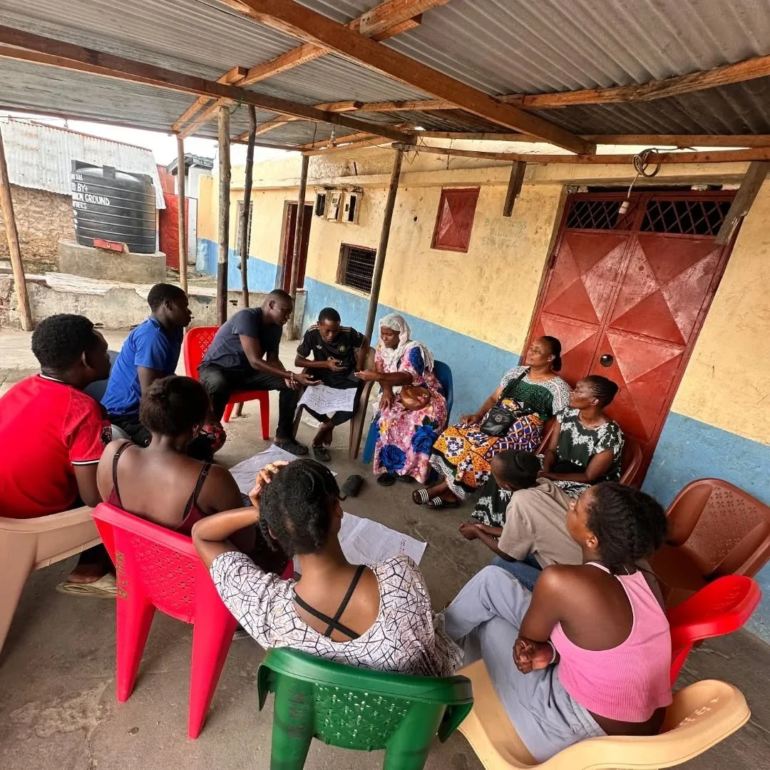 In the Tudor settlement, most spaces are occupied by housing units. But there is one space that stands out, the Tudor Resilience Hub.

Originally envisioned as a place for meetings and disaster response, it has naturally evolved into something more. 