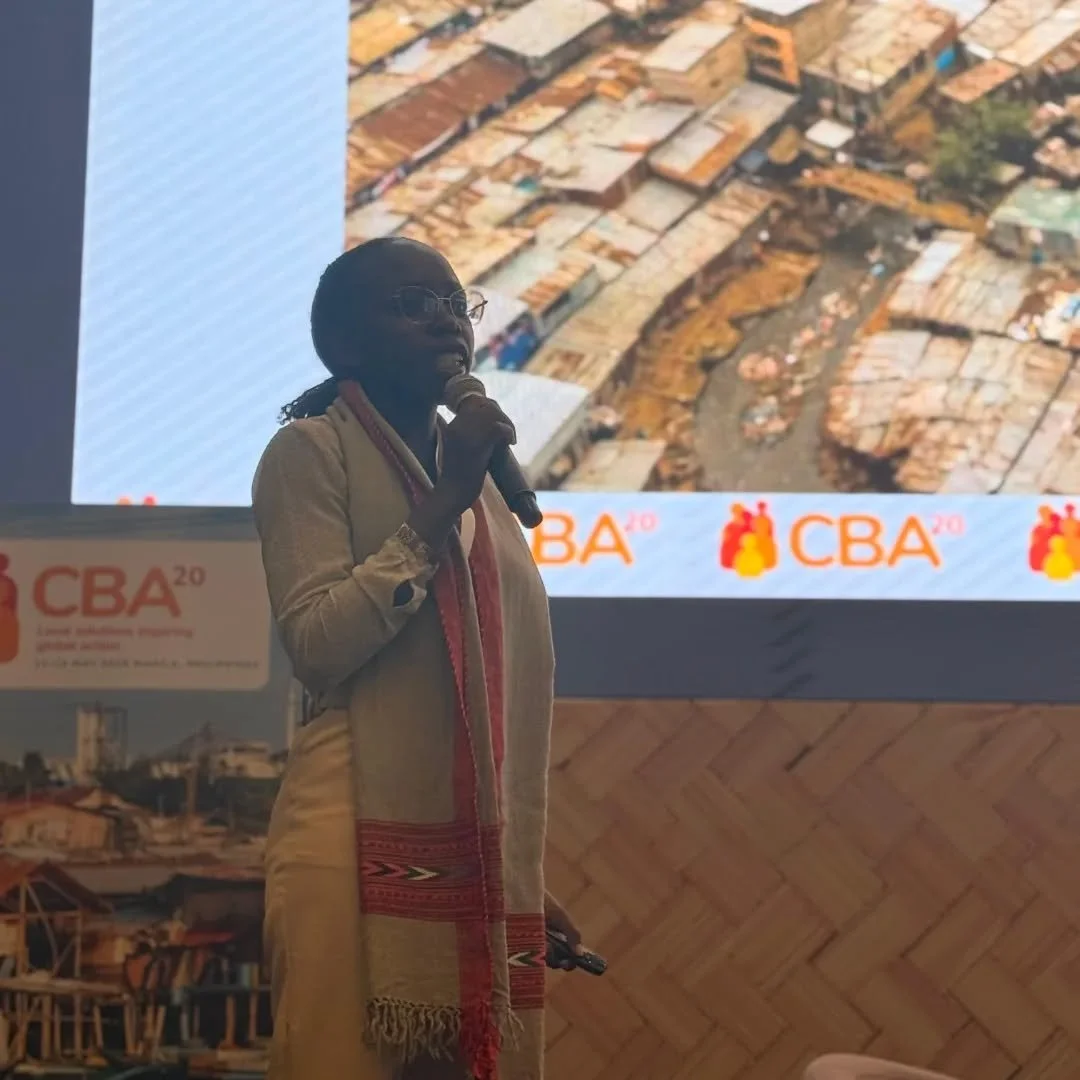 At #CBA20, SDI Kenya shared emerging evidence on the intersection of heat, health, dignity, and reproductive health in informal settlements.

Our research highlights how extreme heat intensified by overcrowding, iron-sheet housing, and inadequate was