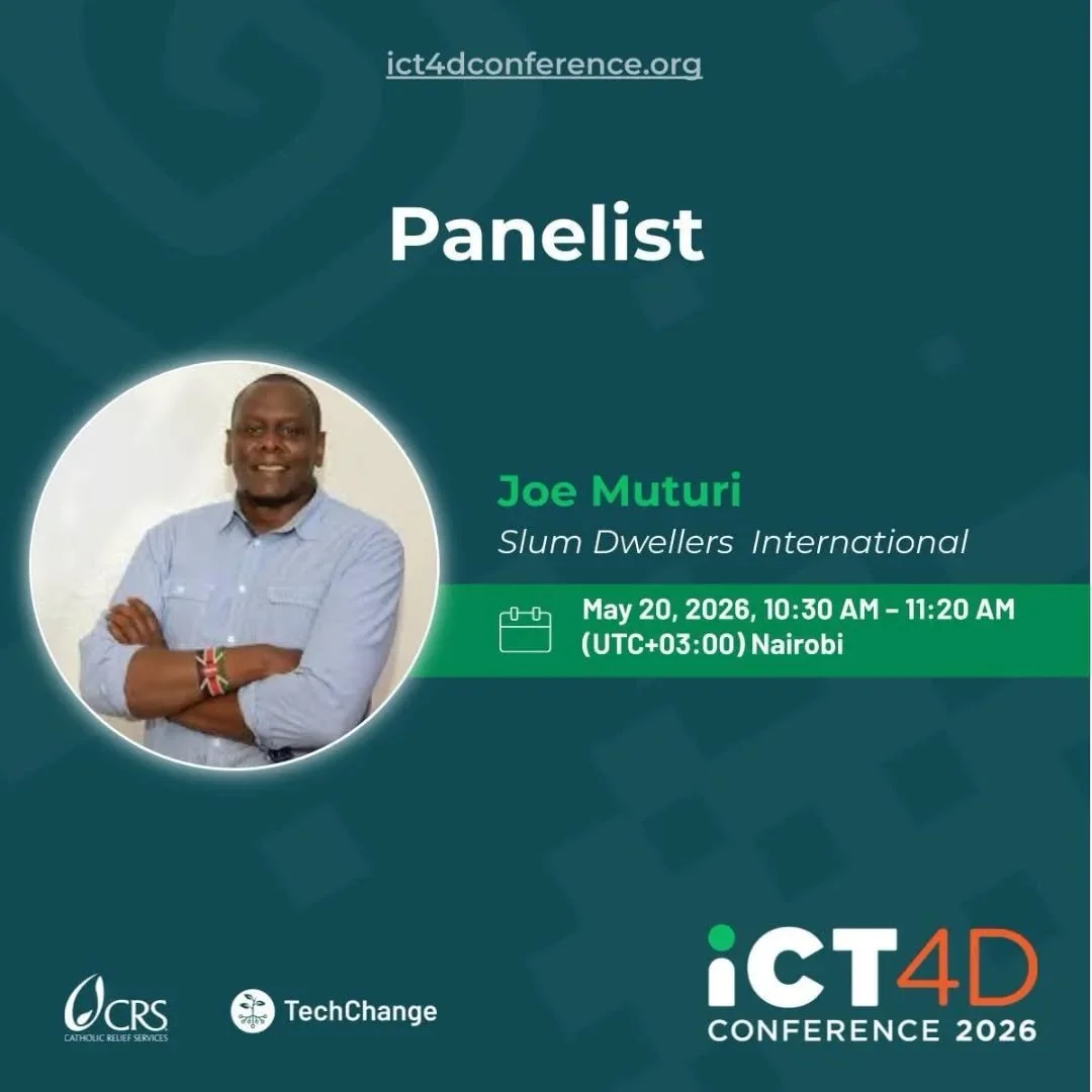 Join us at ICT4D Conference 2026 to hear Joe Muturi, President of Slum Dwellers International, present &ldquo;Building local data capabilities with open source tools: Urban Data Ownership in Practice.&rdquo; 

He&rsquo;ll unpack community-led data ap