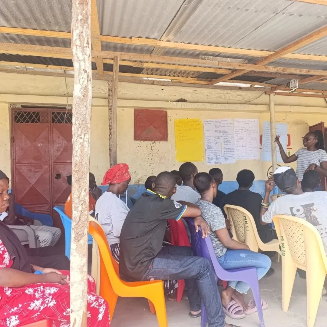The pathways within the Tudor Muoroto community can't serve as safe evacuation routes during Extreme Weather Event (EWE) emergencies. The paths are narrow, waterlogged with trash, and during rains, they flood, and access in and out of the community b
