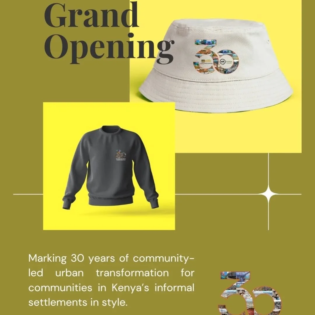 Thirty years strong. 💪🏾 Muungano@30 collection is now available.

Grab yourself some merch and support community-led urban transformation. Wear the story of resilience in style.✨️

Shop the collection here: [https://wa.me/c/254143005575]

#Muungano