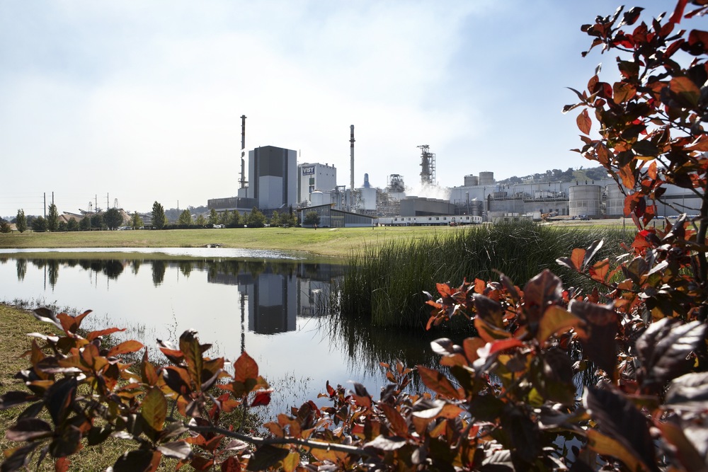 Visy's pulp and paper mill at Tumut, NSW, Australia