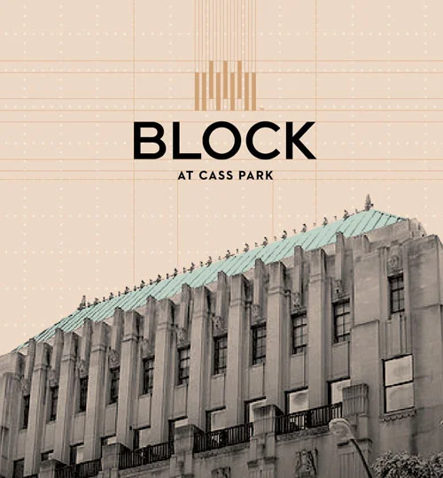 The Block Identity over an Image of the Building