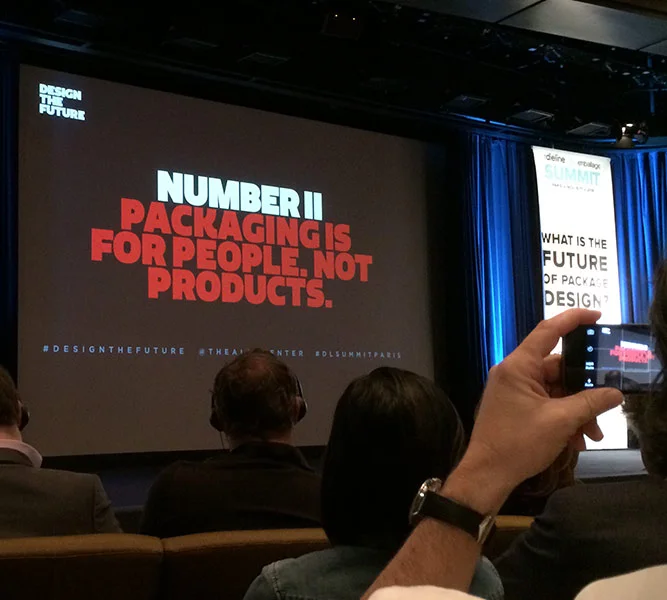 Future of Packaging Presentation, "Packaging is for people. Not Products."