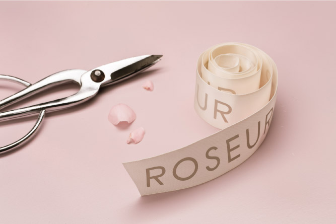 Roseur Ribbon and scissors