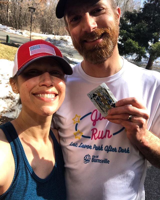 Running and a wee bit of Plogging with this tall drink of water. What a beautiful day! It&rsquo;s tank top weather! Spring Fever!