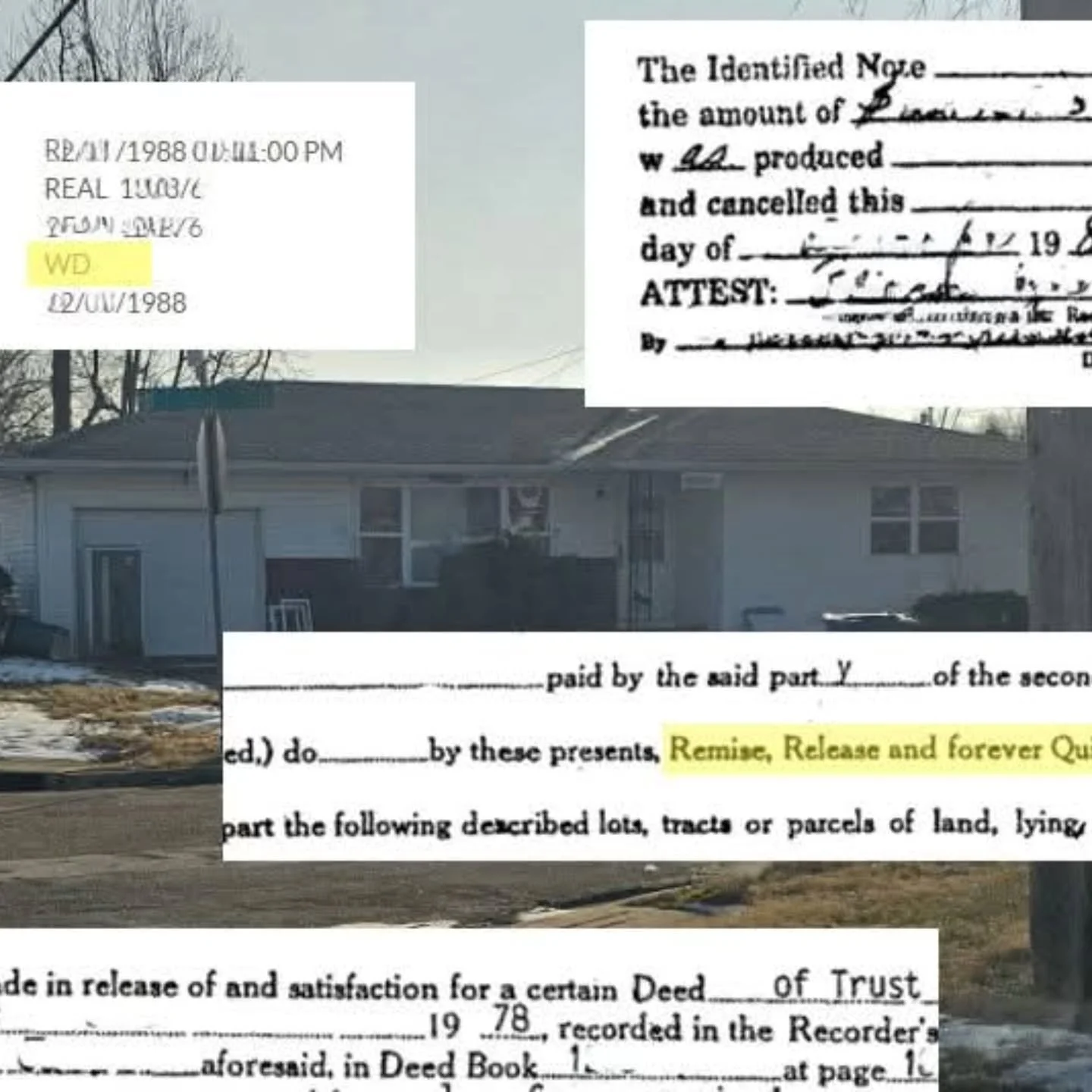 I drove by this seemingly vacant house, with broken but boarded up windows, with the soffit, guttering, and roof in serious need of repair, surrounded by a broken down fence, grass in the driveway, and junk that hasn't been moved in a while. I made n