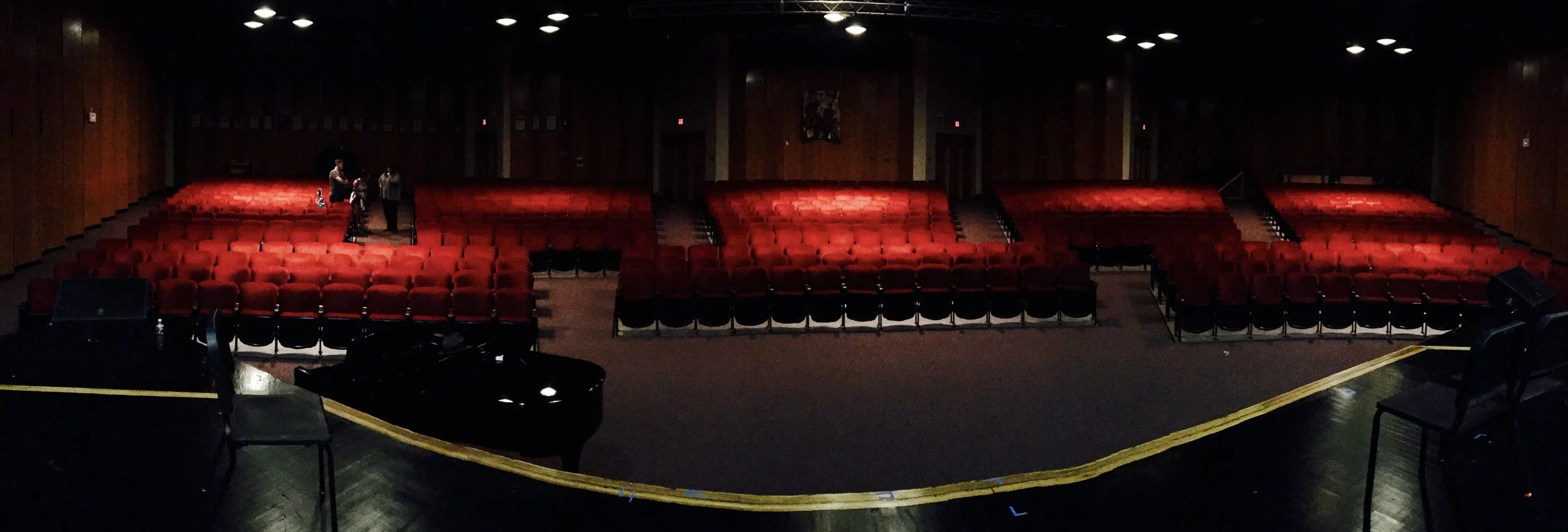 The beautiful Roslyn High School Theater.