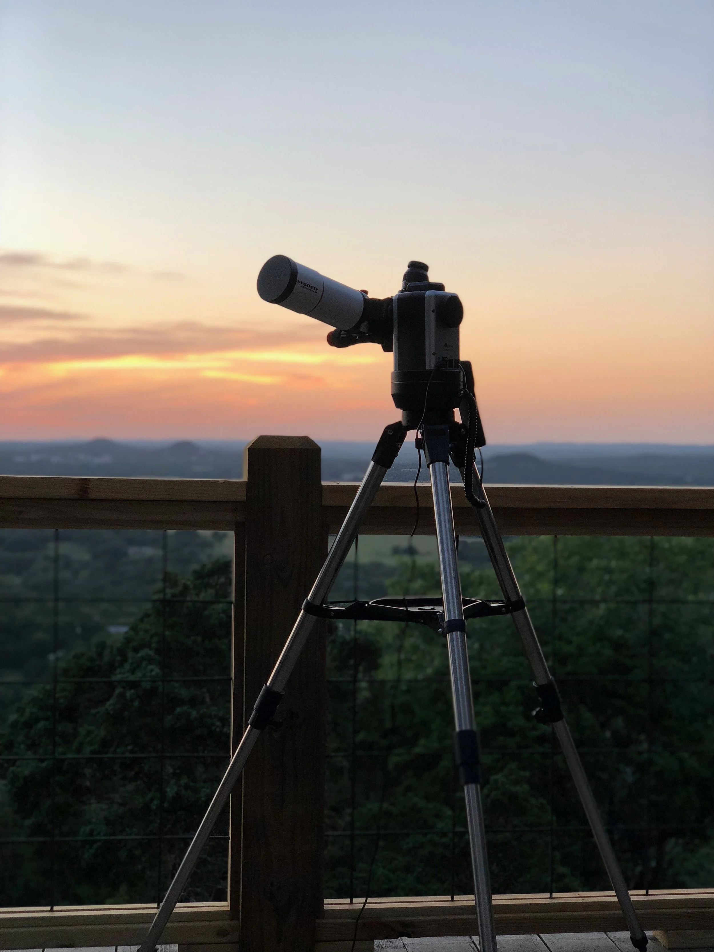 The AT60ED is the perfect size scope for traveling.