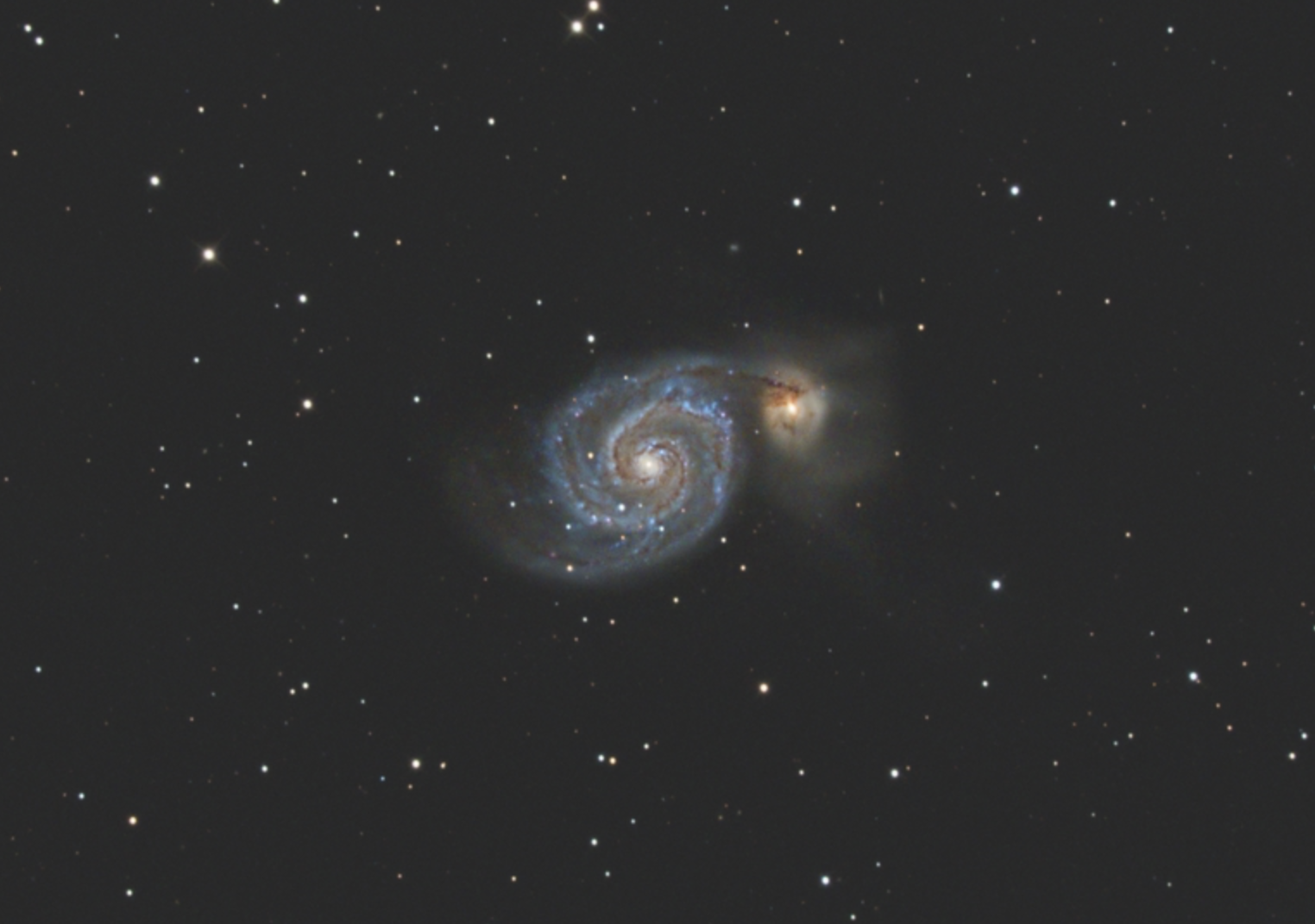 Imaging M51 Whirlpool Galaxy with the ZWO ASI071MCPro — MAC OBSERVATORY