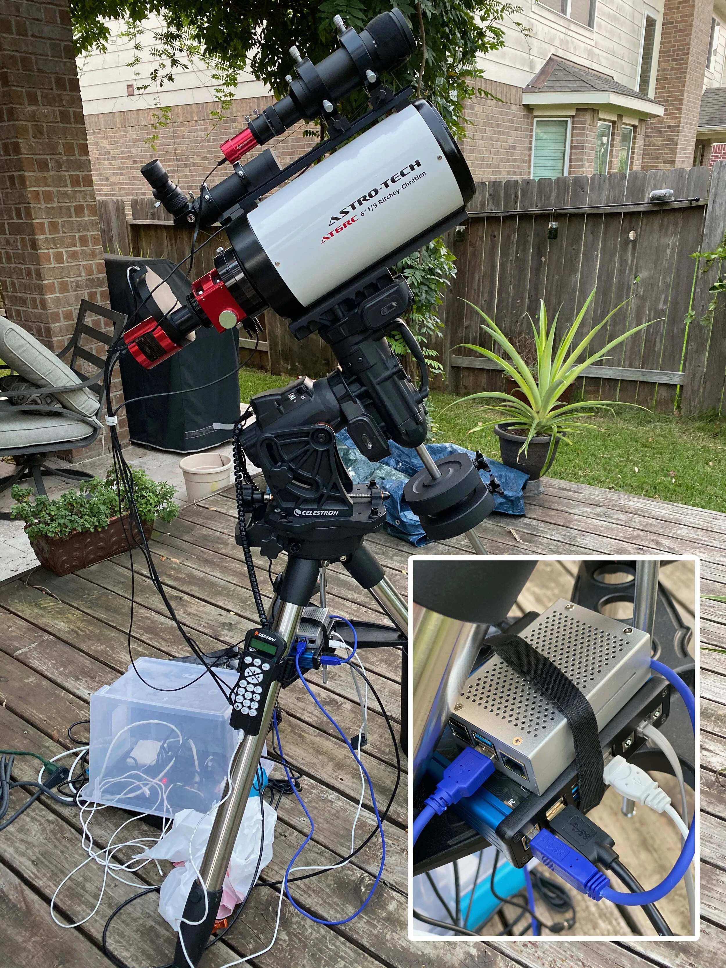 Setting up the Raspberry Pi for Remote Telescope Imaging over your home