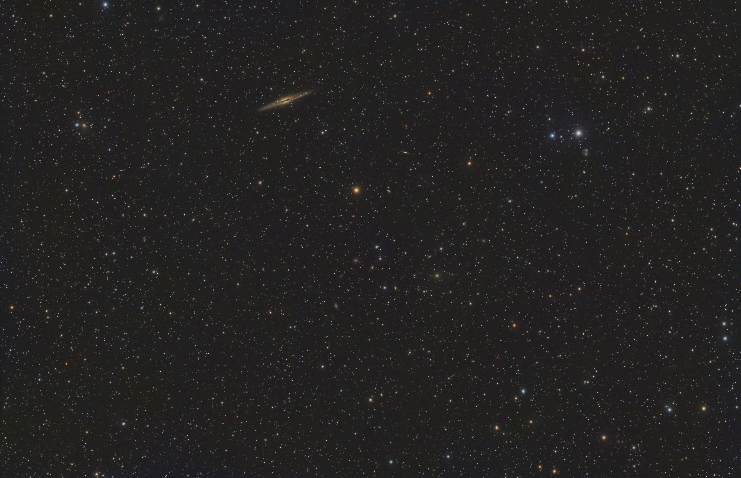 NGC891 wide field.