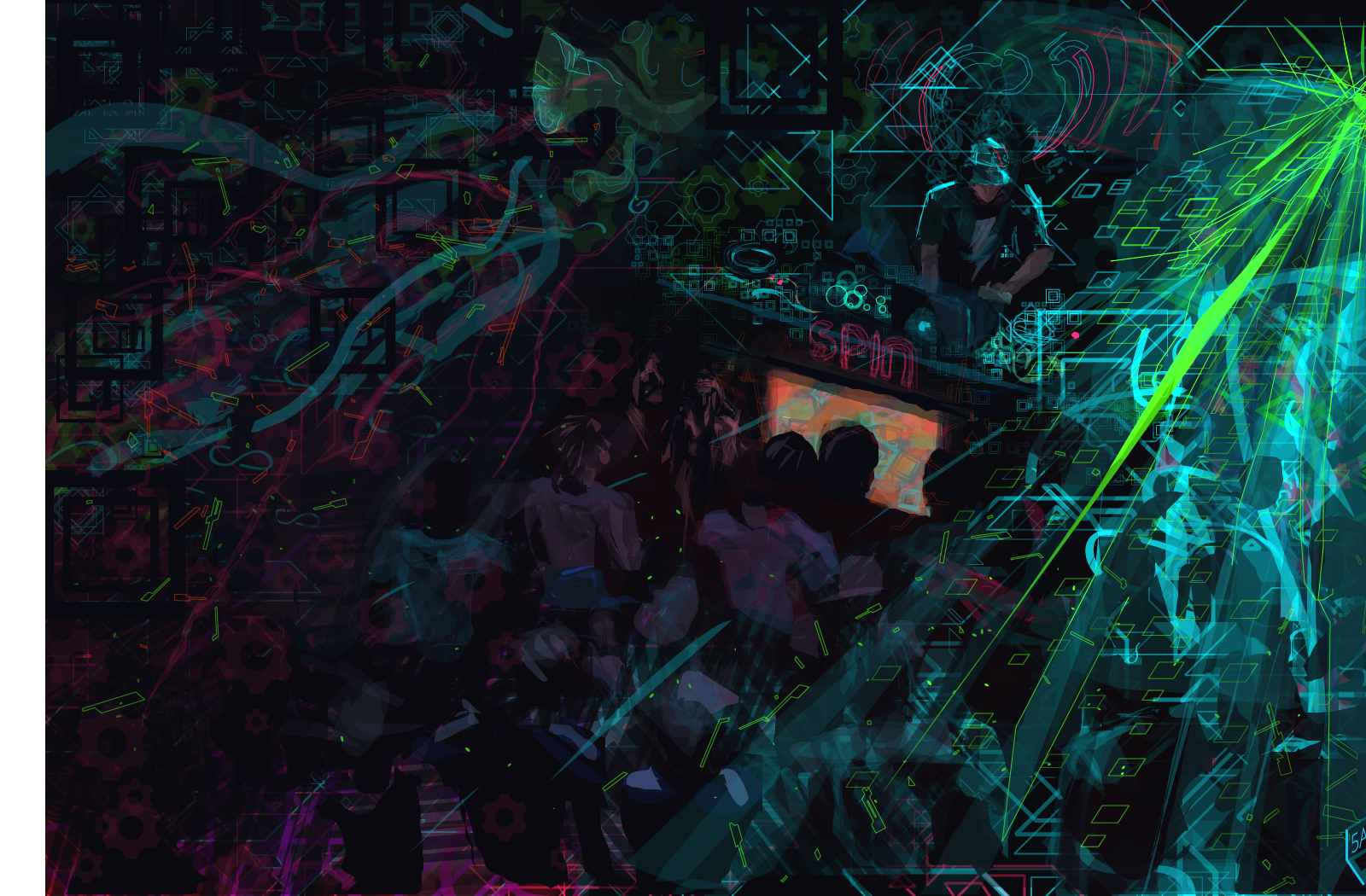 Live Painting - Antennae