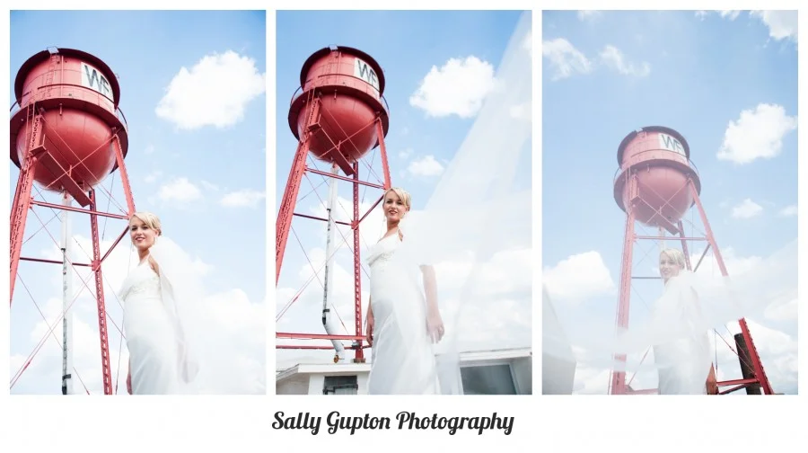 Downtown Winston Salem NC Bridal Photography