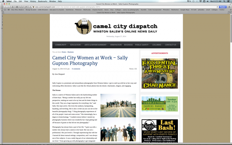 Winston Salem NC Photographer::Camel City Dispatch