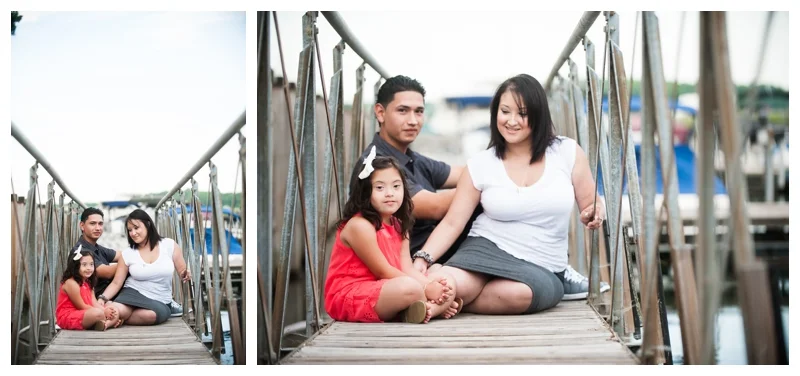 Lake Norman Family Photographer {Lizeth + Daniel + Sophia}