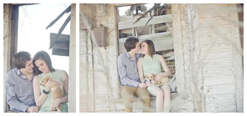 Charlotte NC Engagement Photographer {Puppy Love}