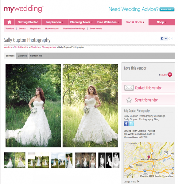 Charlotte NC Wedding Photographer {Brides Resource}
