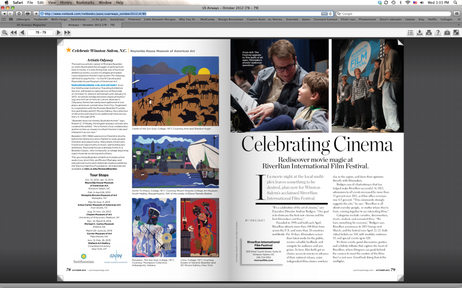 Winston Salem Editorial Photographer::US Airways Magazine