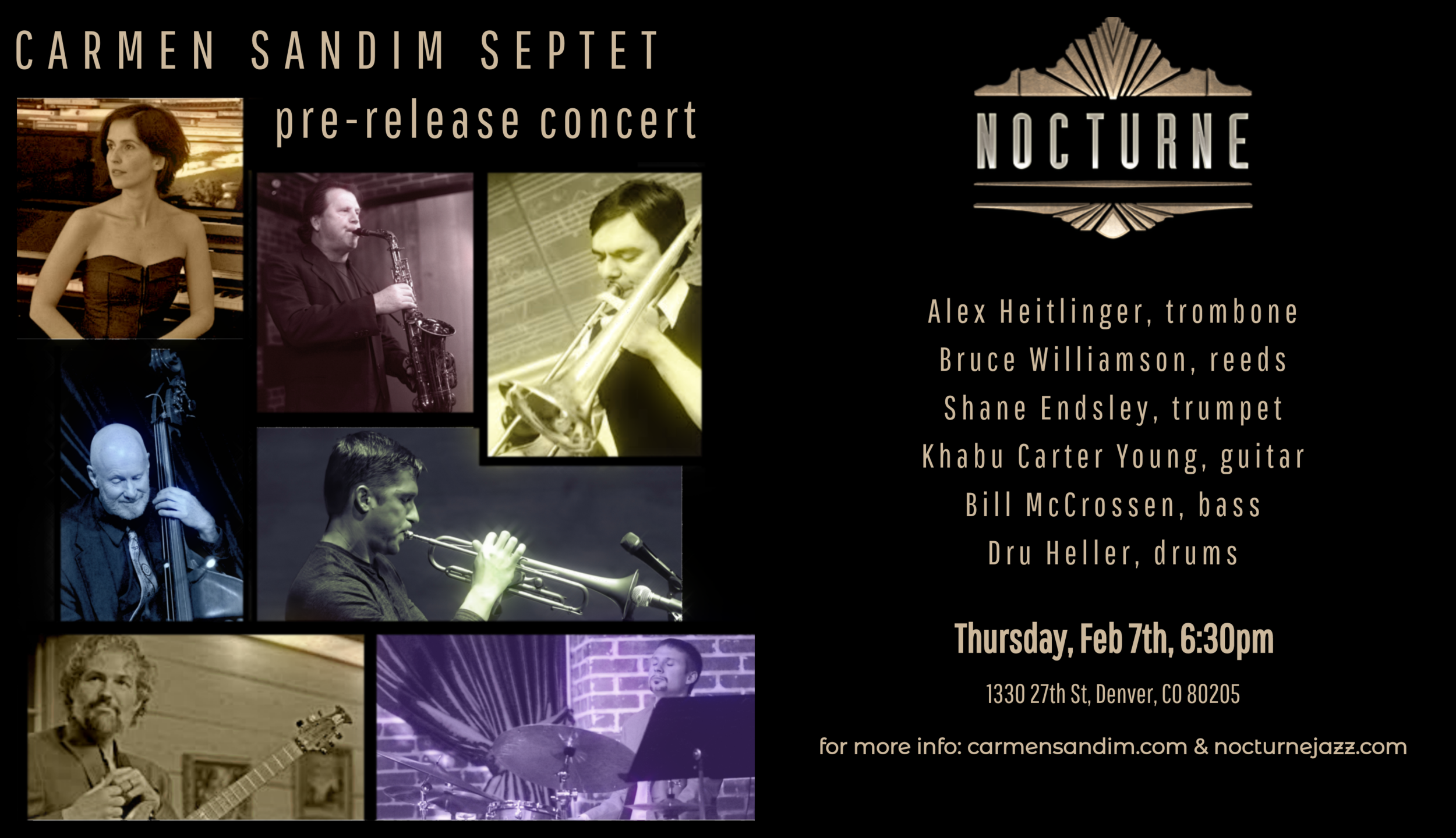 Carmen Sandim Septet @ Nocturne