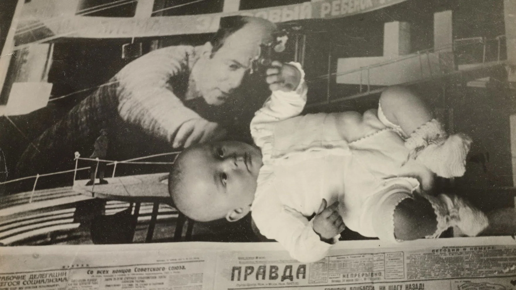 El Lissitzky, I WANT A CHILD, Photo-Collage, 1930.