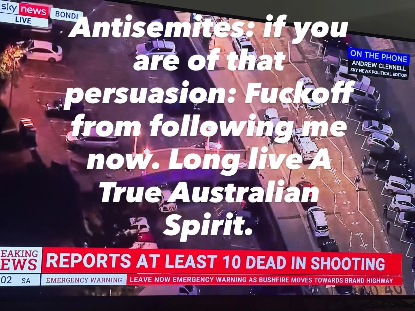 Already one down from my followers and following. &lsquo;Racism&rsquo; does not include the calculated murder of innocents. Enough is enough. Evil is the only word. Bring it to Australia and you damn the entire nation.