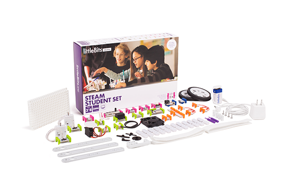 Students will use littleBits kits to design their own wearable technology representations of the body. (Image credit: littleBits STEAM Set )