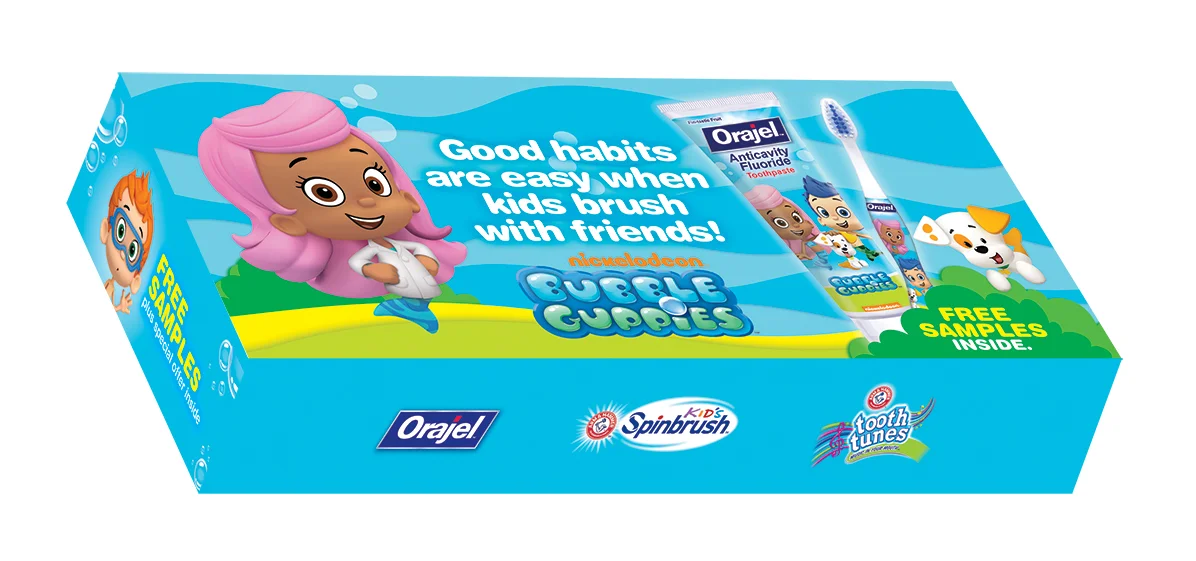 ORAJEL / SPINBRUSH BUBBLE GUPPIES FULFILLMENT