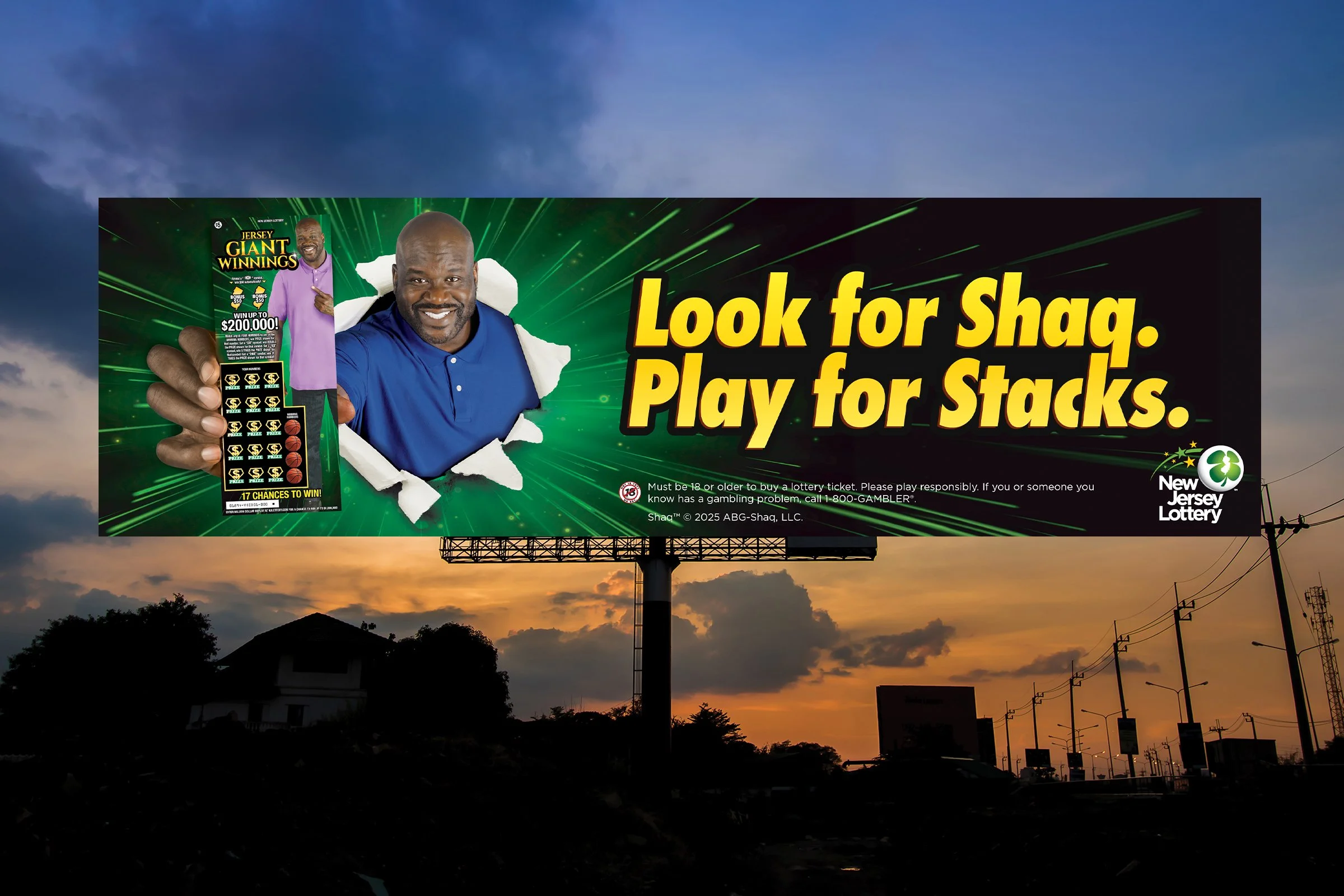 Jersey Giant Winnings Billboard