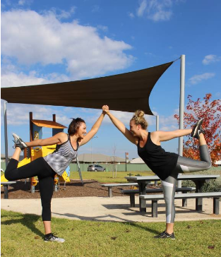 Brunslea Park hosts free yoga session for National Families Week