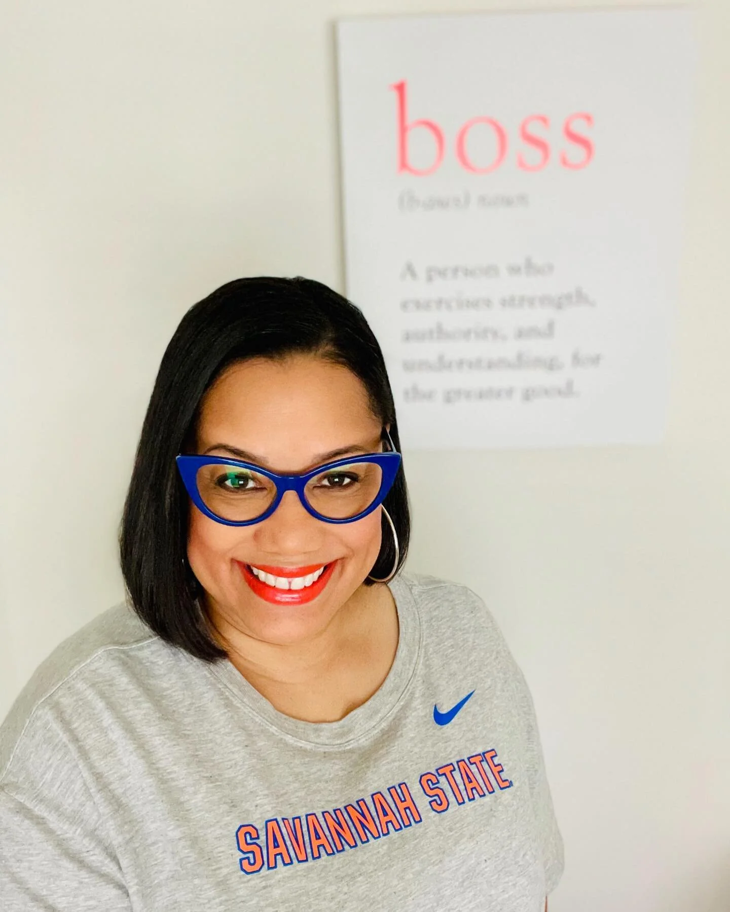 Representing my HBCU today @savannahstate 💙🧡🐅
I would not be where I am today without my SSU experience. My professors knew my name and knew what I was capable of doing. I will never forget in one of my major courses Dr. Park told me &ldquo;you ma