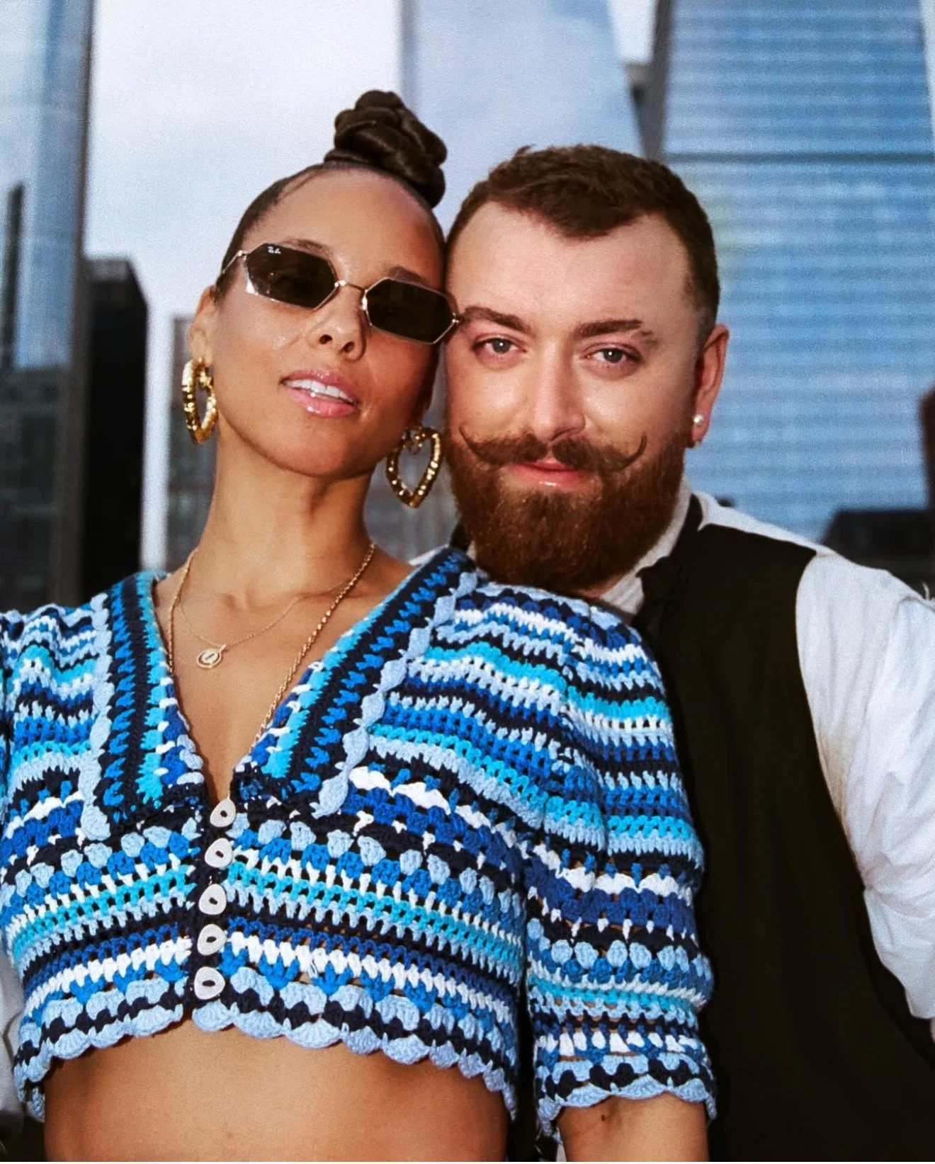 Alicia Keys and Sam Smith
