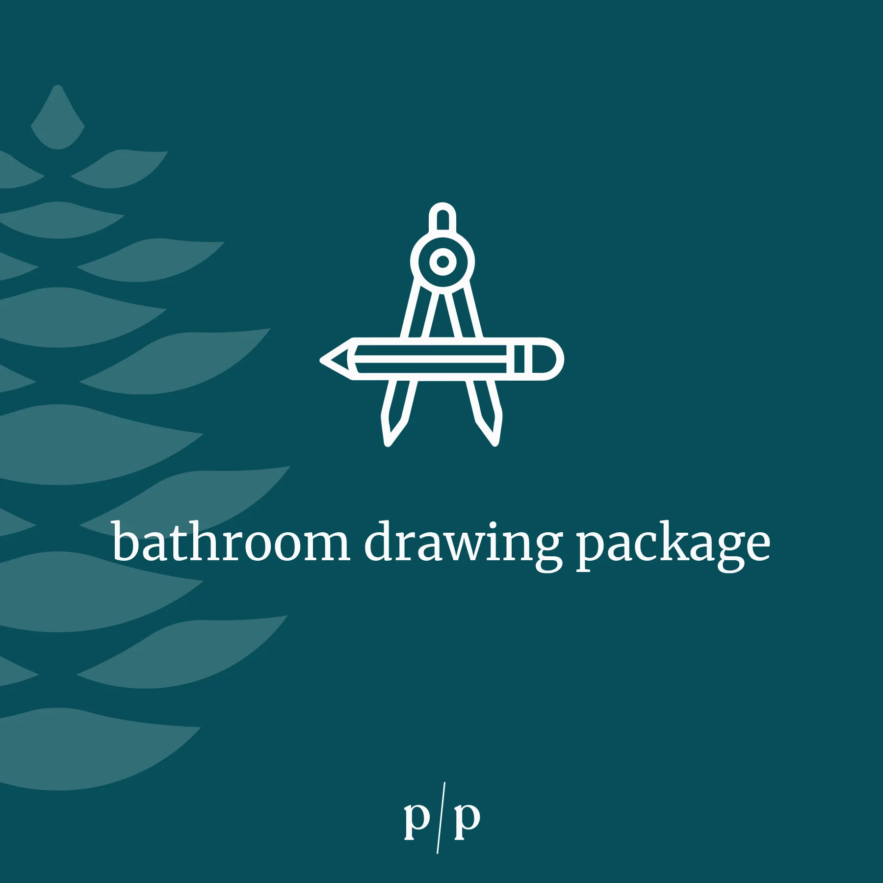 Palette Pack  |  Bathroom Drawing Package